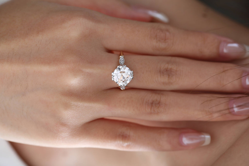 The historical origin of the old European cut engagement ring