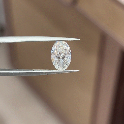 2.58ct Crushed-ice Oval Cut Lab Diamond FG VS NO.899
