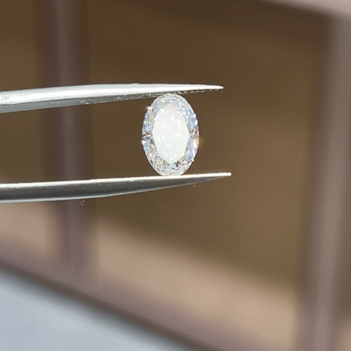 2.36ct Crushed-ice Oval Cut Lab Diamond F VS NO.905