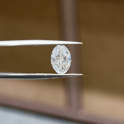 2.36ct Crushed-ice Oval Cut Lab Diamond F VS NO.906