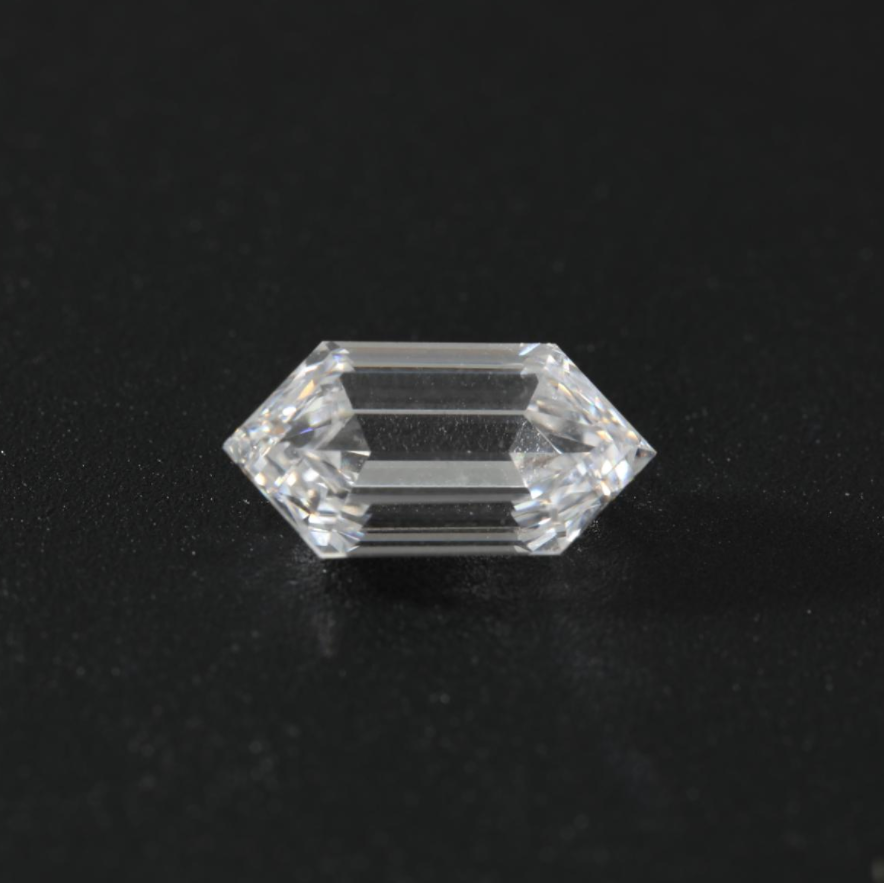 2.69ct Elongated Hexagonal Step Cut Lab Diamond F VVS NO.755