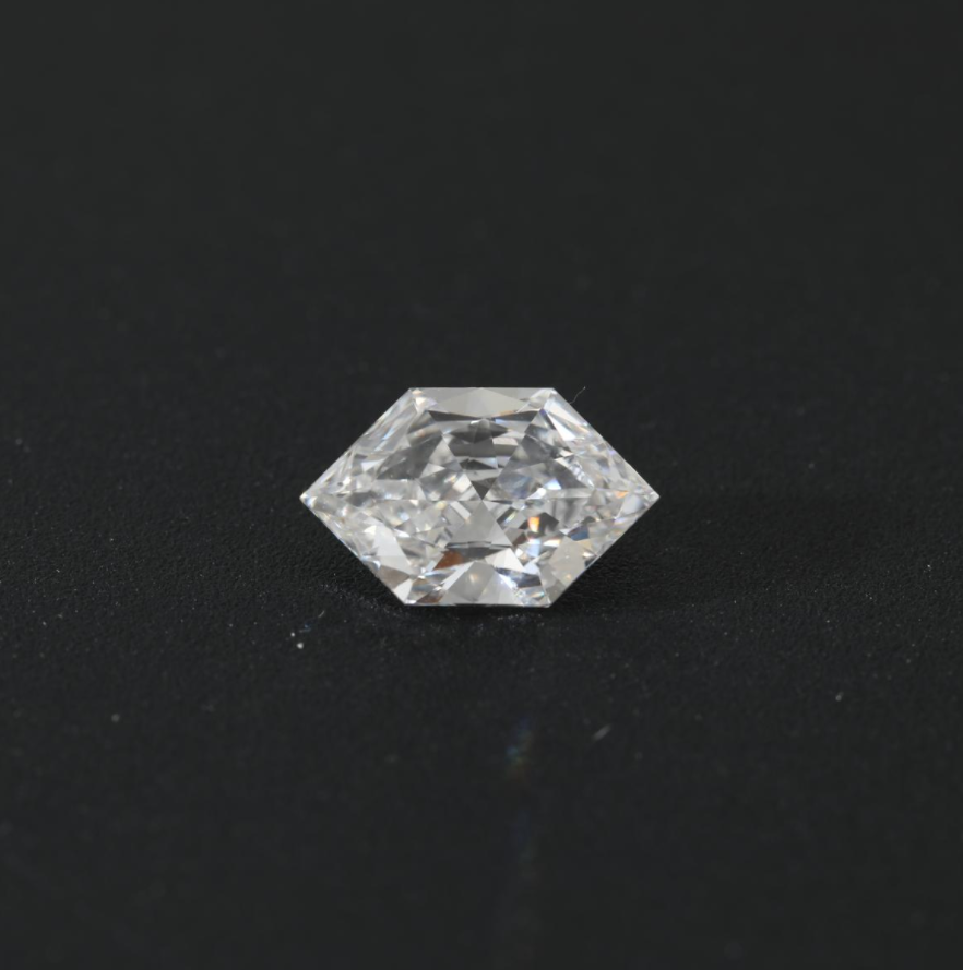 2.2ct Elongated Hexagonal Duchess Cut Lab Diamond EF VVS NO.2583
