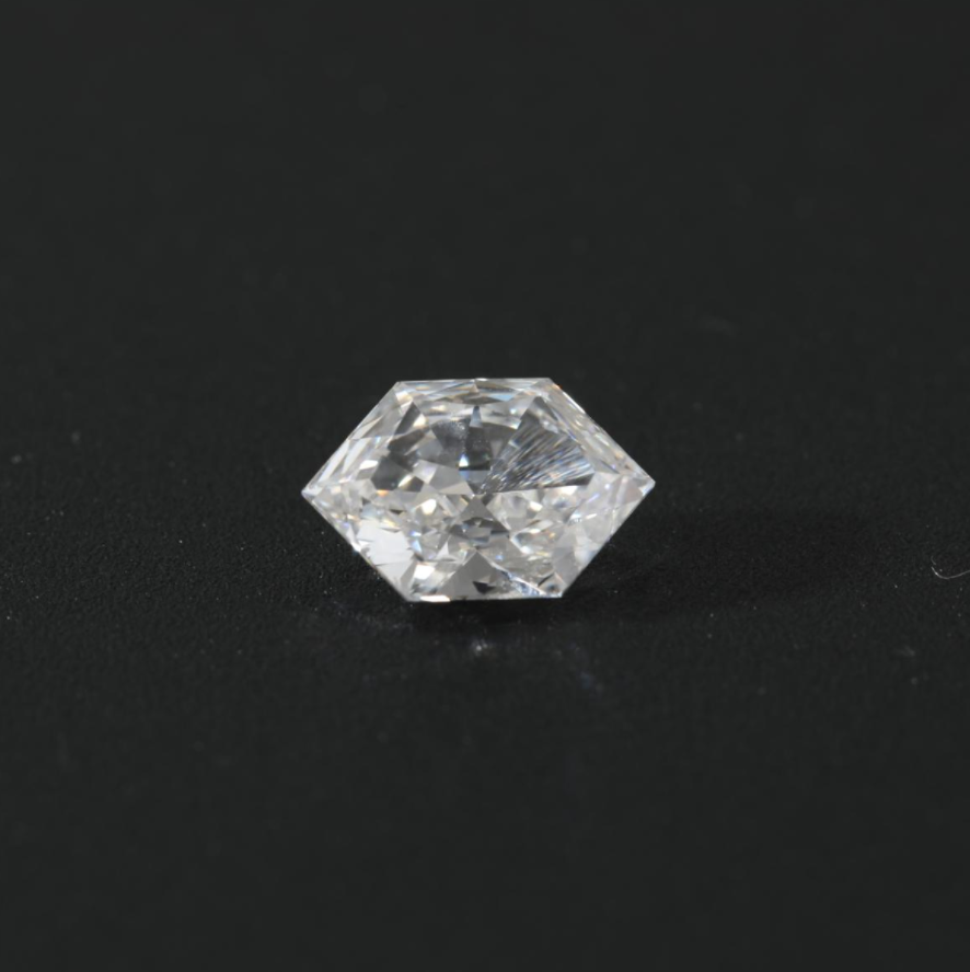 2.09ct Elongated Hexagonal Duchess Cut Lab Diamond DE VVS NO.2644