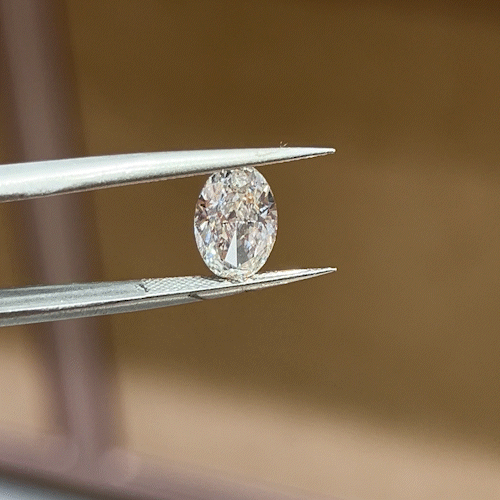 2.36ct Crushed-ice Oval Cut Lab Diamond FG VS NO.909