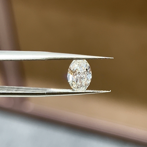 2.18ct Crushed-ice Oval Cut Lab Diamond FG VS NO.913