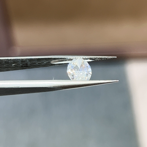 2.14ct Crushed-ice Oval Cut Lab Diamond F VS NO.915