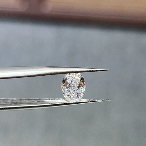 2.04ct Crushed-ice Oval Cut Lab Diamond EF VS NO.923