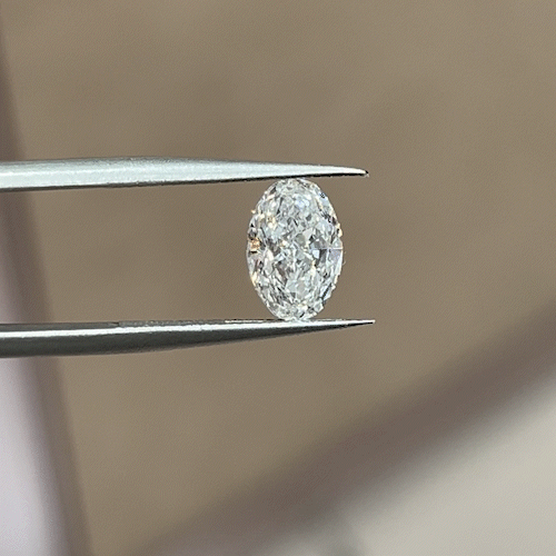 2.02ct Crushed-ice Oval Cut Lab Diamond D VS1 NO.925