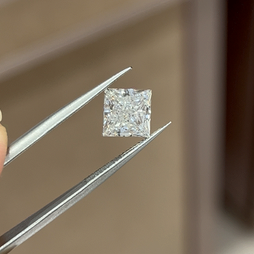 3.02ct Princess Cut Lab Diamond F VVS2 NO.964