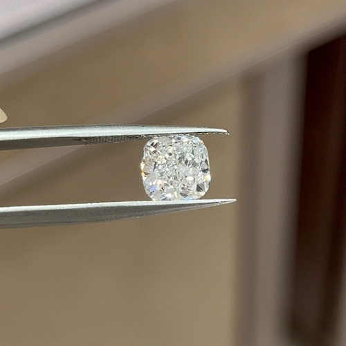 2.81ct Cushion Cut Lab Diamond D VVS2 NO.969