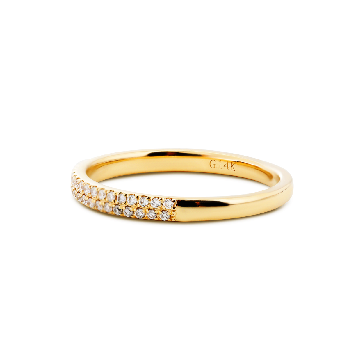 14K Yellow and White Gold 3.5ct Old European Cut Lab Diamond Bezel Engagement Ring with A Round Lab Diamond Double Row Pave Half Eternity Wedding Band - Bridal Ring Set Design
