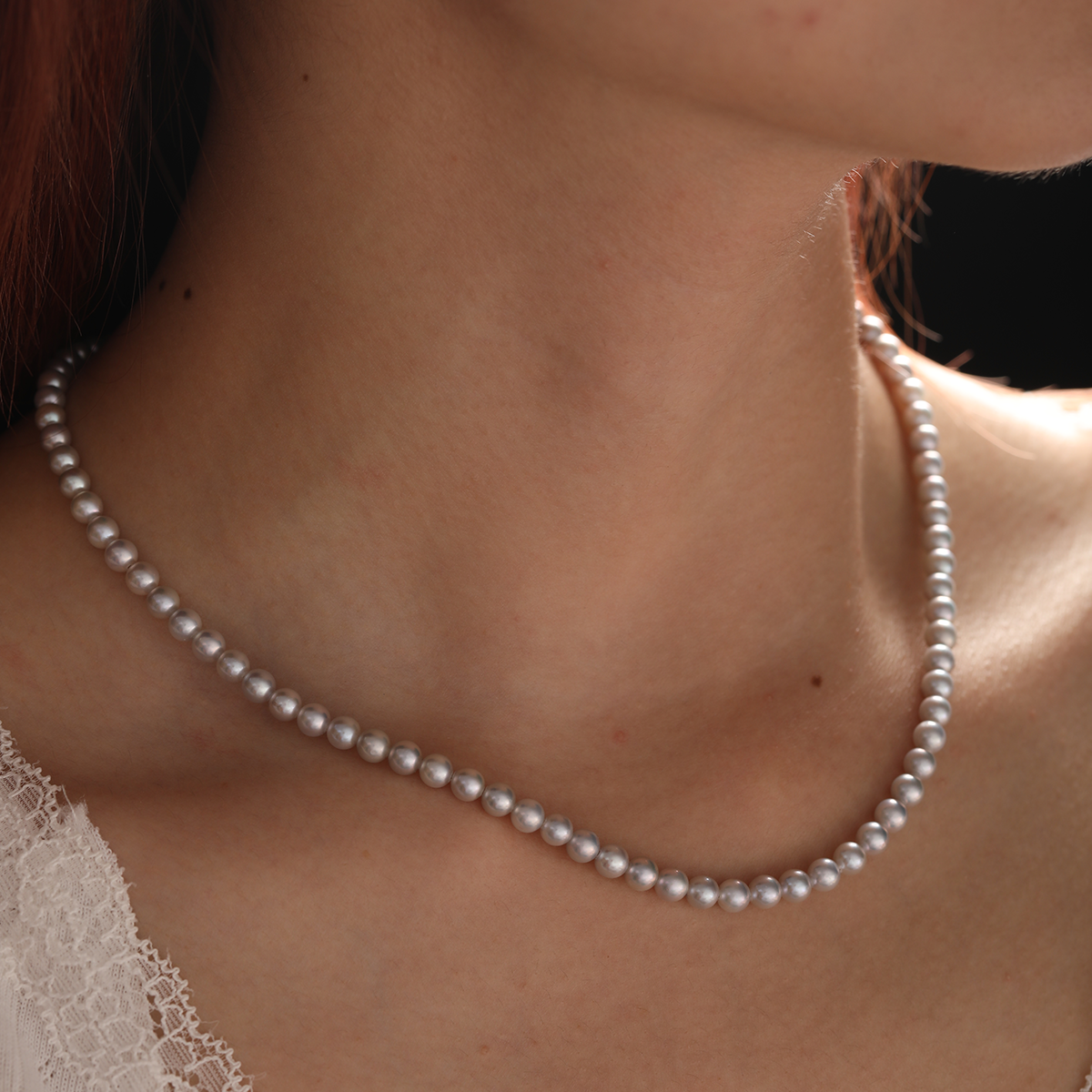 Vintage-Inspired Japanese Akoya Pearl Strand Necklace