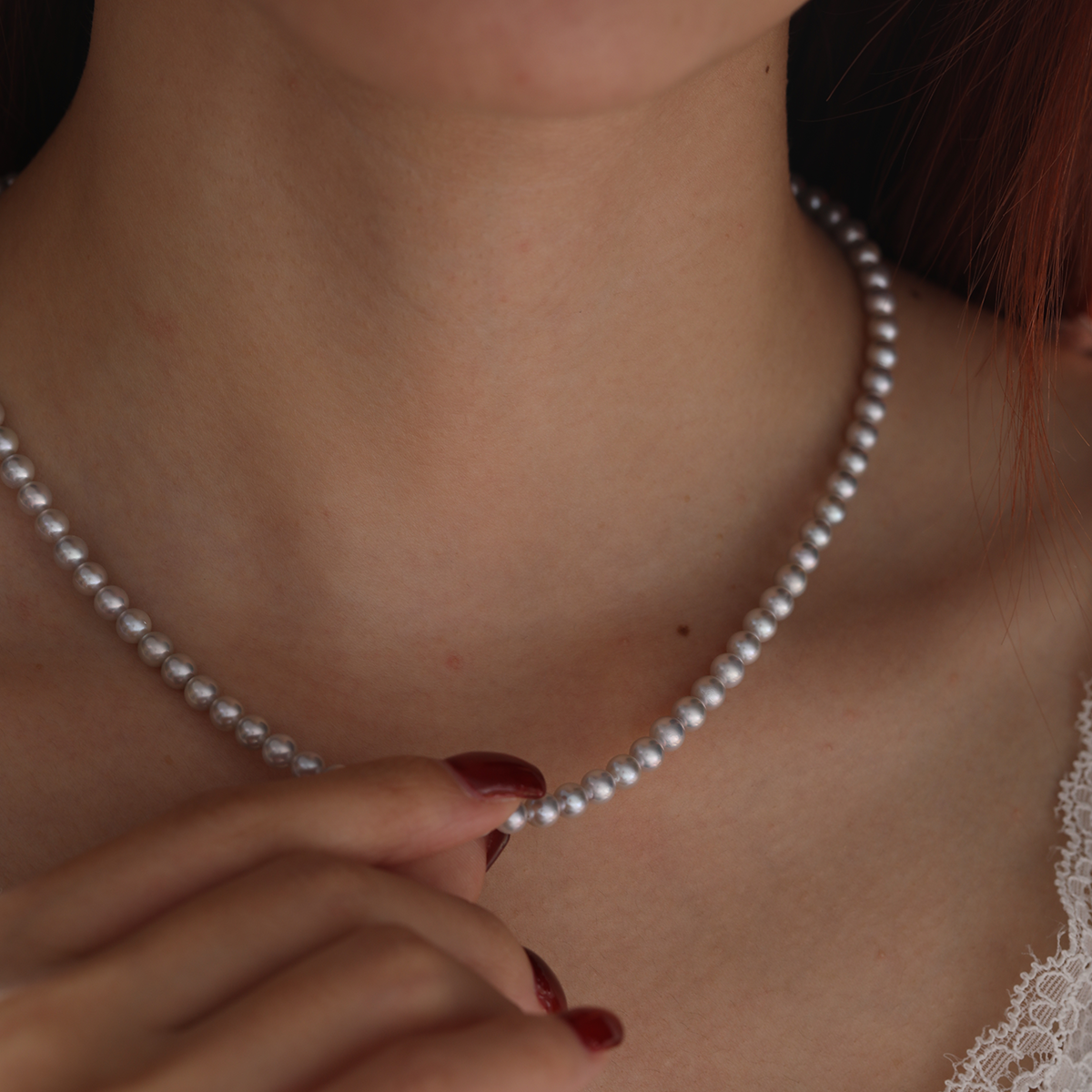 Vintage-Inspired Japanese Akoya Pearl Strand Necklace