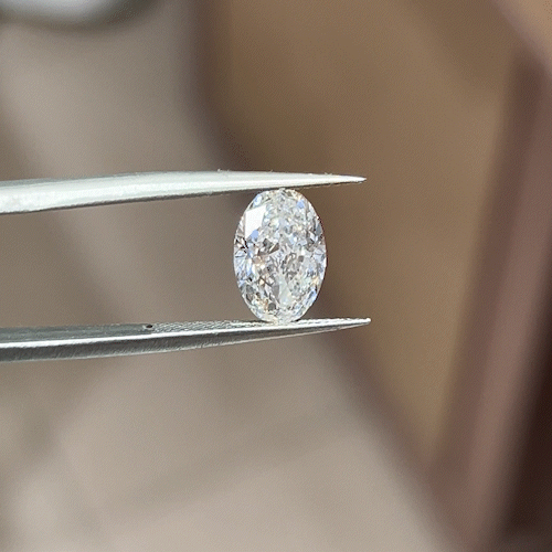 2.48ct Crushed-ice Oval Cut Lab Diamond FG VS NO.900