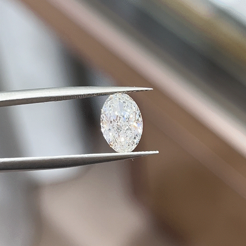 2.42ct Crushed-ice Oval Cut Lab Diamond F VS NO.901