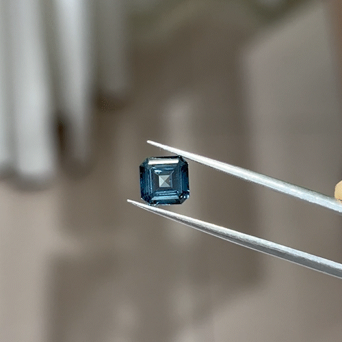 1.8ct Asscher Cut Lab Diamond Blue SI NO.B13