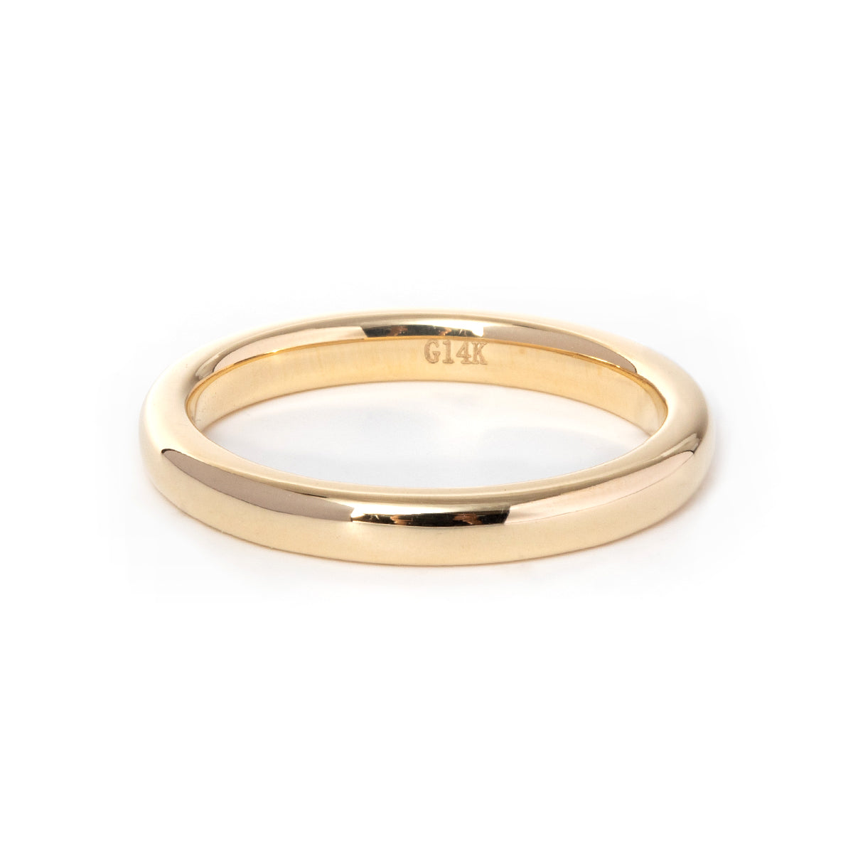 14K Plain Gold Ring