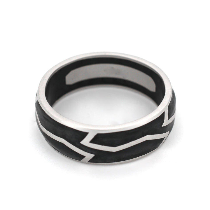 14K Gold Forged Carbon Men&