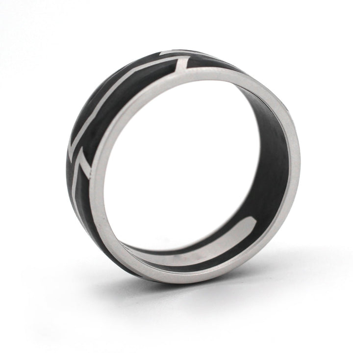 14K Gold Forged Carbon Men&