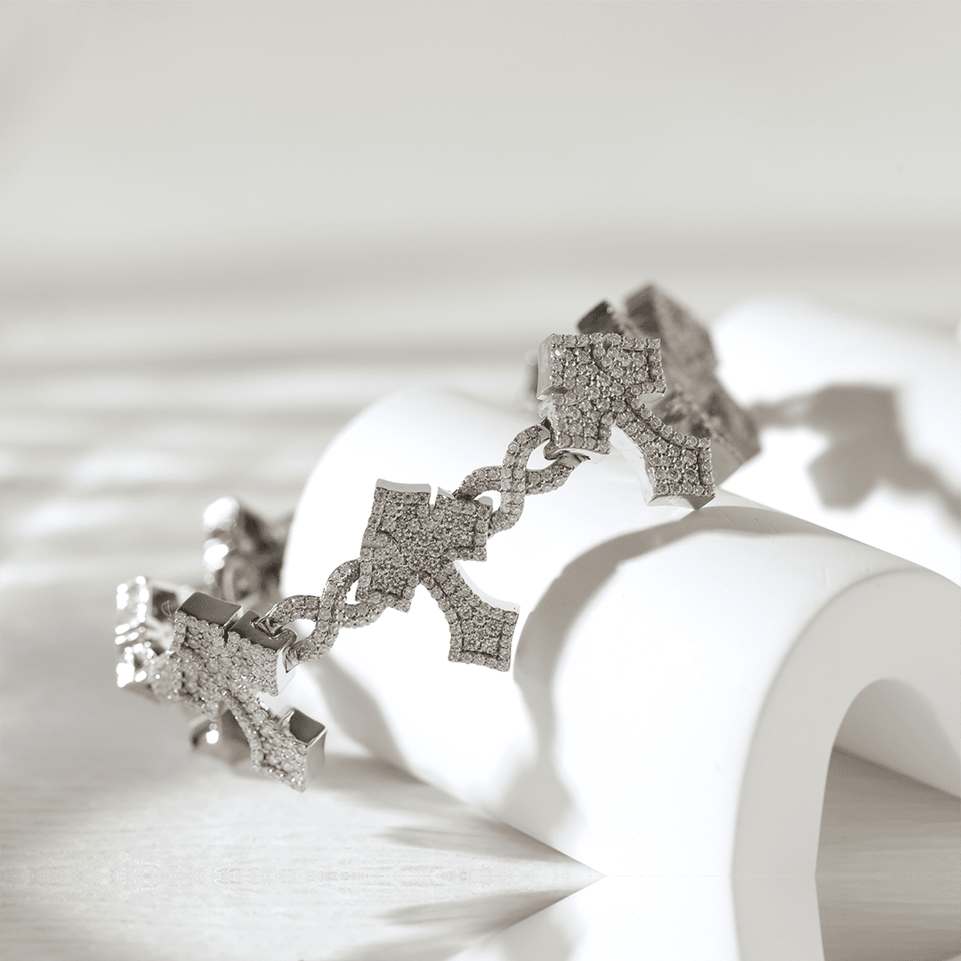 14K White Gold Knight&