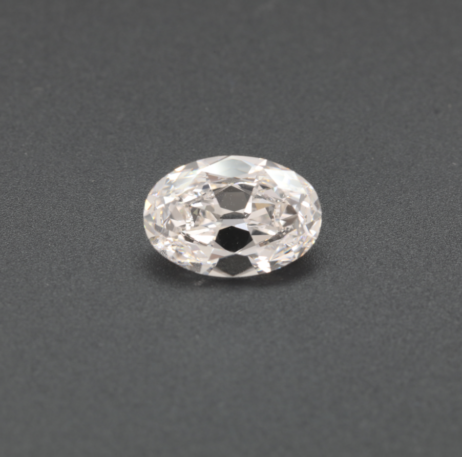 6.25ct Oval Old Mine Cut Lab Diamond F VS1 NO.317