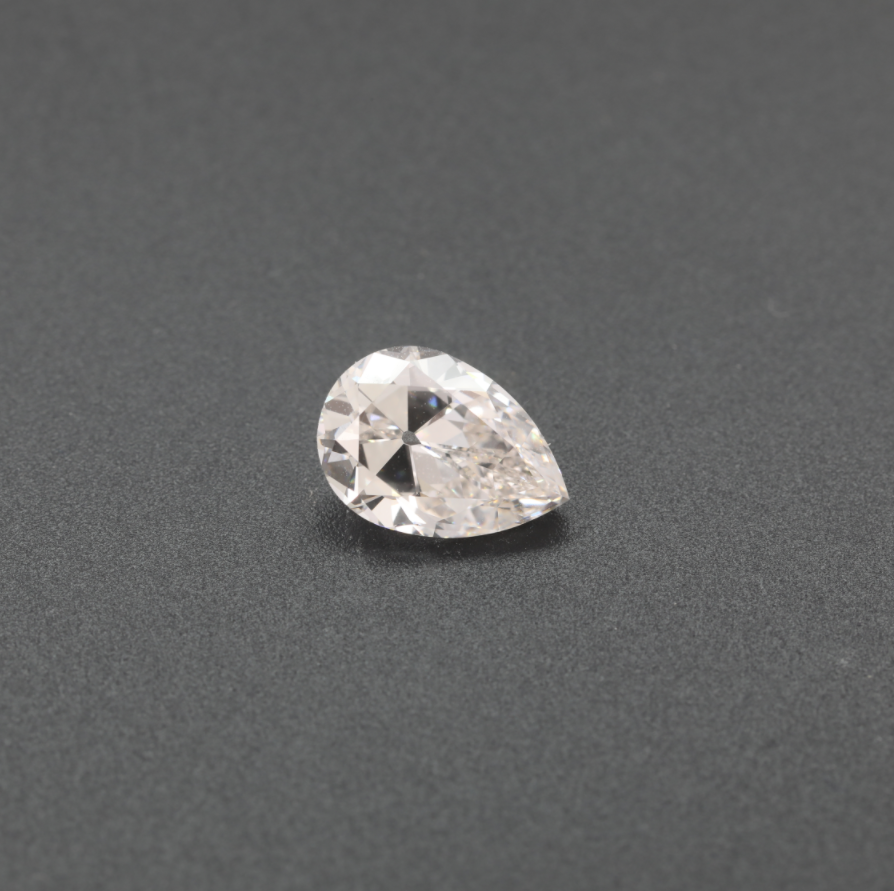 3.64ct Pear Old Mine Cut Lab Diamond F VS1 NO.382