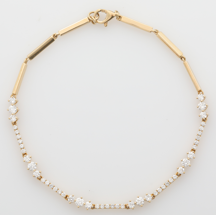 Ready to Ship Round Lab Dimaond Bracelet