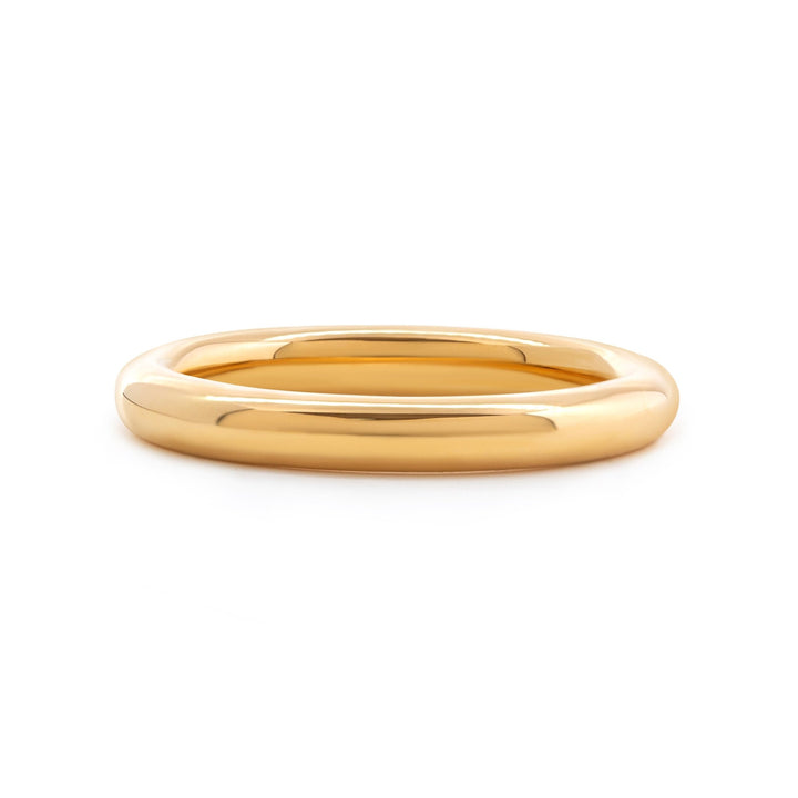 18K Plain Gold Ring - FIORESE JEWELRY
