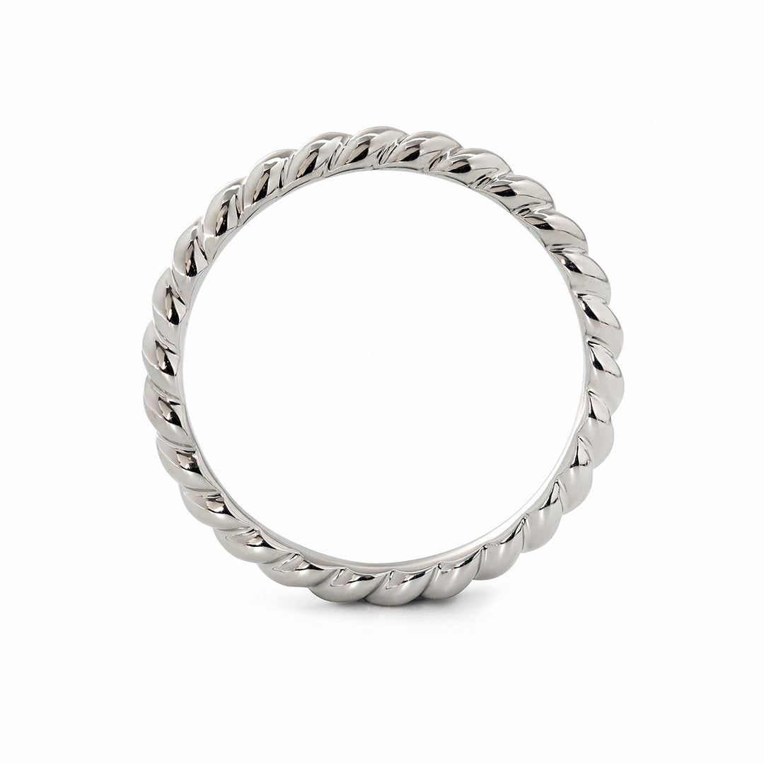 Twisted Rope Wedding Band