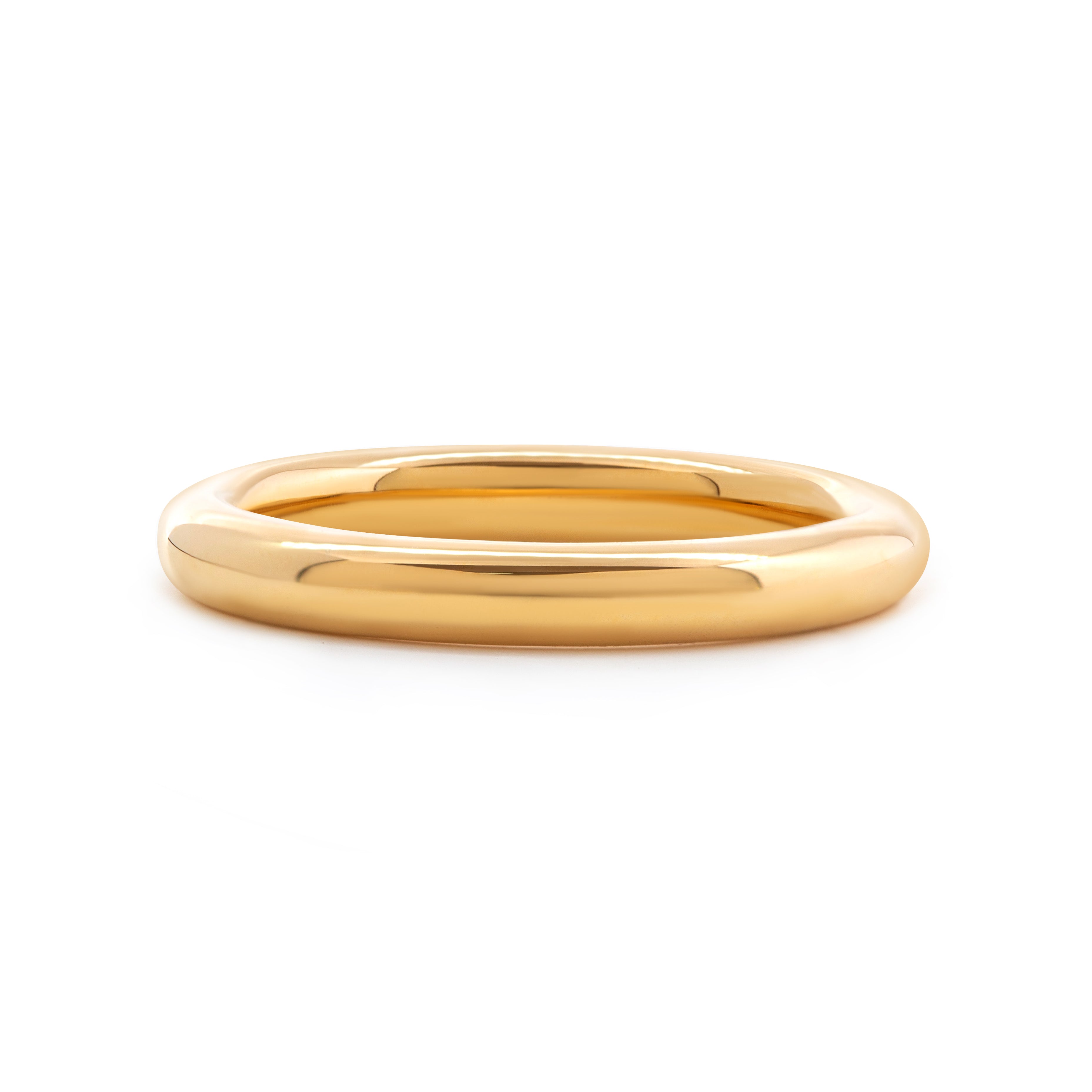 14K Plain Gold Sunflower Engagement Ring