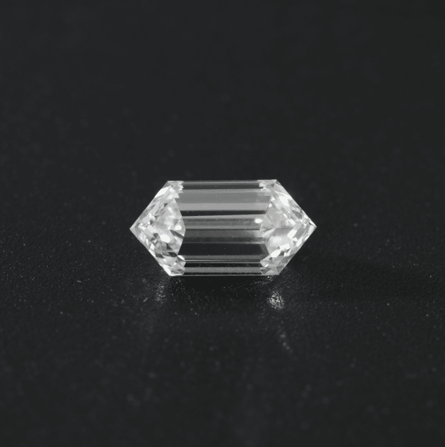 2.04ct Elongated Hexagonal Step Cut Lab Diamond DE VS NO.756 - FIORESE JEWELRY