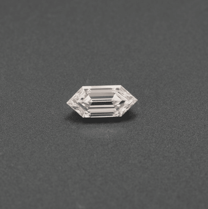 2.13ct Long Hexagonal Cut Lab Diamond G VS1 NO.314 - FIORESE JEWELRY