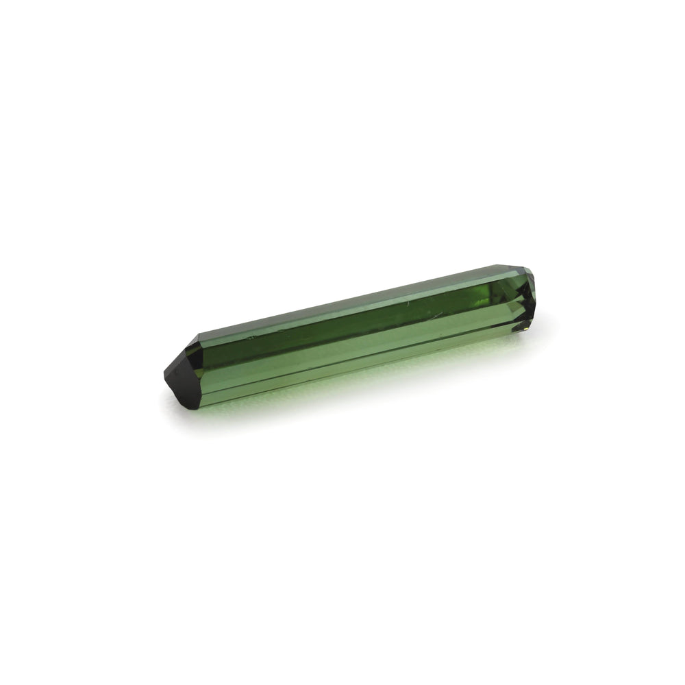 2.45CT Cylindrical Natural Green Tourmaline - FIORESE JEWELRY