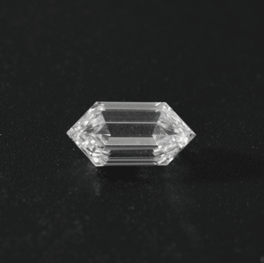 2.69ct Elongated Hexagonal Step Cut Lab Diamond F VVS NO.755 - FIORESE JEWELRY