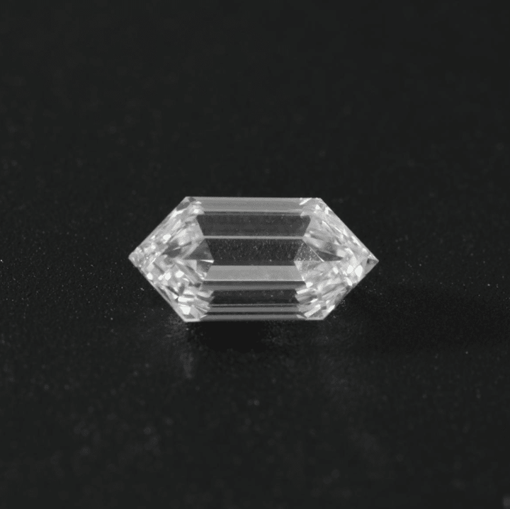 2.69ct Elongated Hexagonal Step Cut Lab Diamond F VVS NO.755 - FIORESE JEWELRY