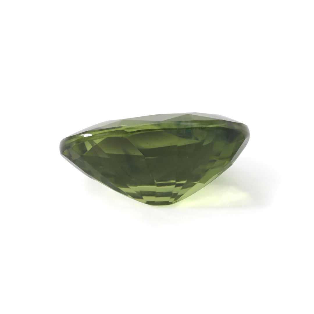2.83CT Oval Shaped Natural Green Sapphire - FIORESE JEWELRY