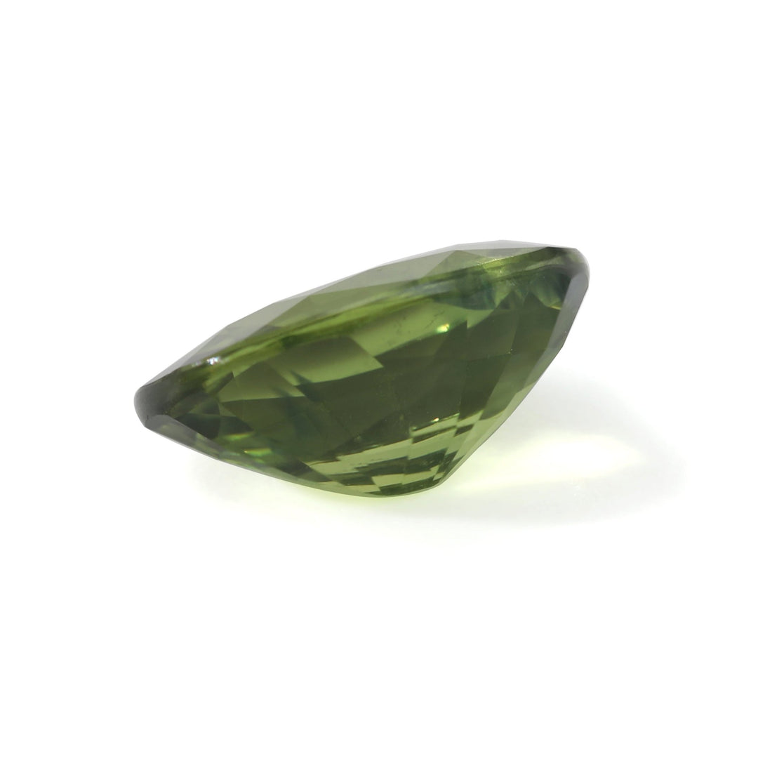 2.83CT Oval Shaped Natural Green Sapphire - FIORESE JEWELRY