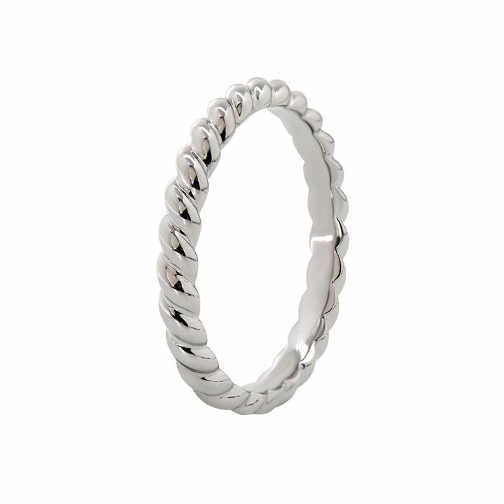 Twisted Rope Wedding Band