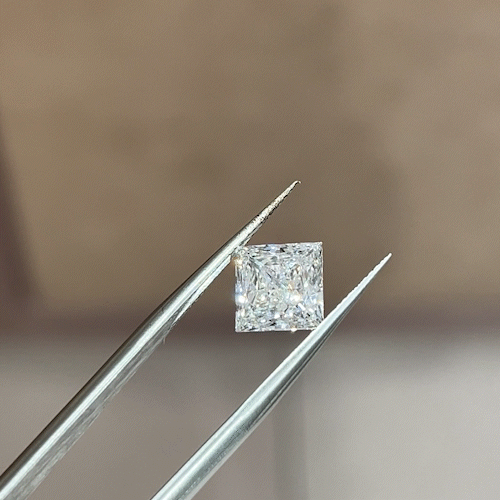 2.62ct Princess Cut Lab Diamond FG VS NO.966