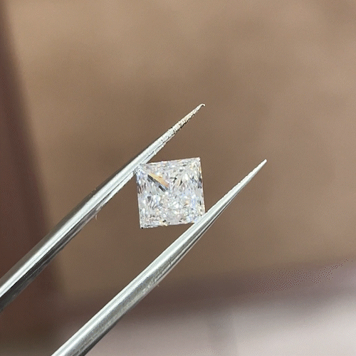 2.54ct Princess Cut Lab Diamond F VS NO.967