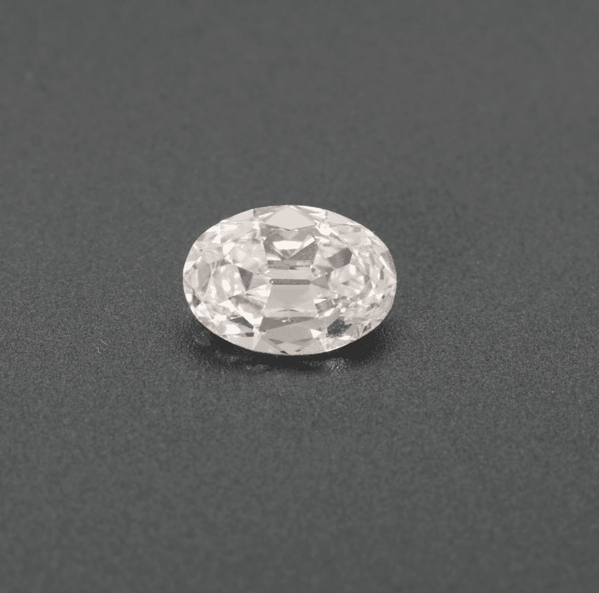 3.65ct Oval Old Mine Cut Lab Diamond G SI1 NO.274 - FIORESE JEWELRY