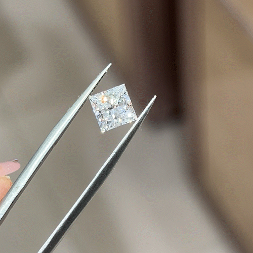 2.01ct Princess Cut Lab Diamond G SI1 NO.82