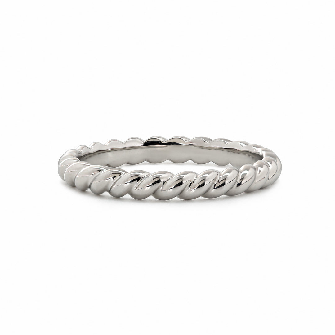 Twisted Rope Wedding Band