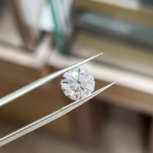3.03ct Round Brilliant Cut Lab Diamond E VS1 NO.648