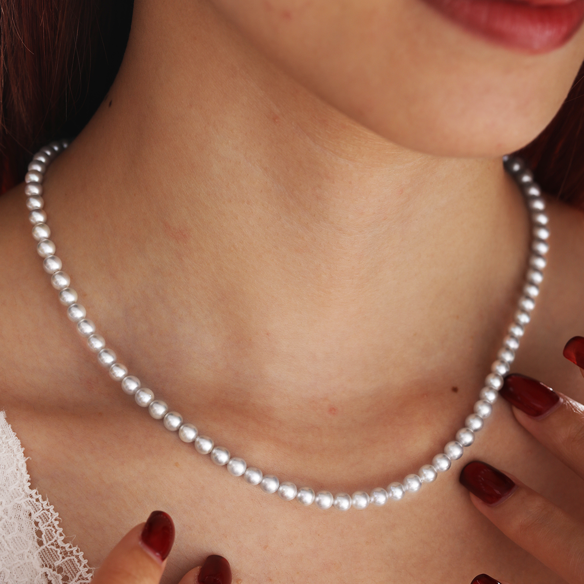 Vintage-Inspired Japanese Akoya Pearl Strand Necklace