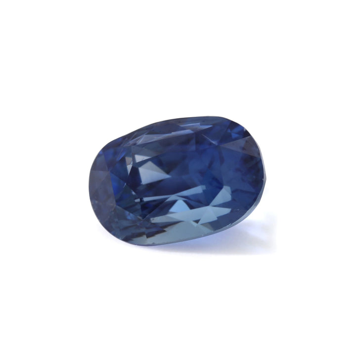 5.06CT Oval Modified Brlliant Cut Natural Blue Sapphire - FIORESE JEWELRY