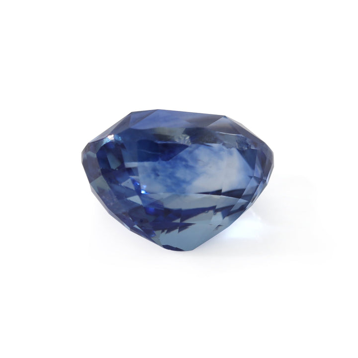 5.06CT Oval Modified Brlliant Cut Natural Blue Sapphire - FIORESE JEWELRY