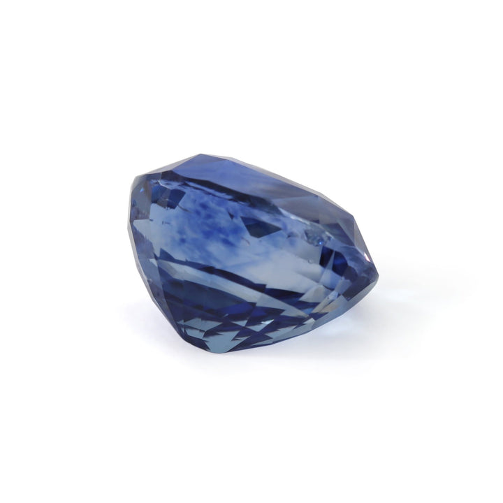 5.06CT Oval Modified Brlliant Cut Natural Blue Sapphire - FIORESE JEWELRY