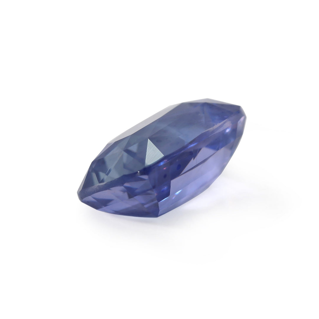 5.09CT Cushion Modified Brlliant Cut Natural Blue Sapphire - FIORESE JEWELRY