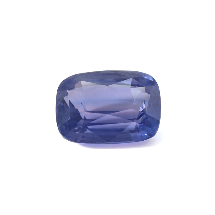 5.09CT Cushion Modified Brlliant Cut Natural Blue Sapphire - FIORESE JEWELRY